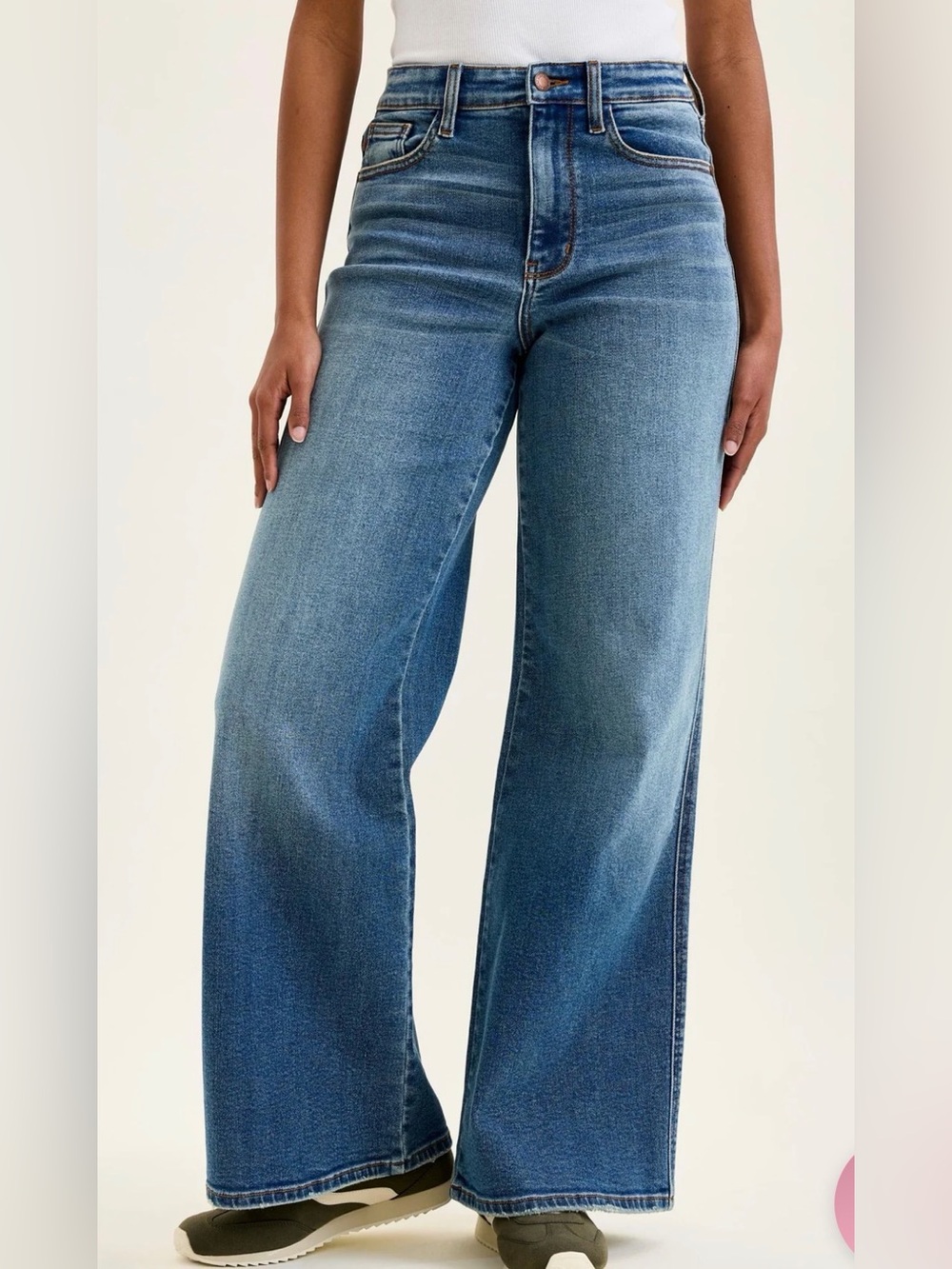 NWT Judy Blue High-Rise Retro Wide Leg Jeans